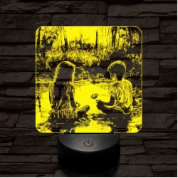 Régi szerelem 7 színű valósághű 3D led lámpa