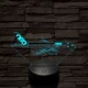 Airbus a320 neo 7 színű 3D led lámpa