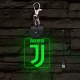 Juventus világító LED-s kulcstartó