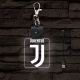 Juventus világító LED-s kulcstartó