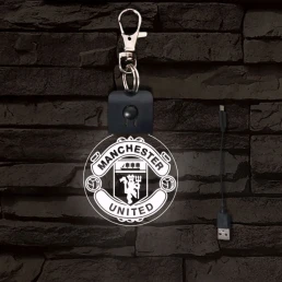 Manchester United világító LED-s kulcstartó