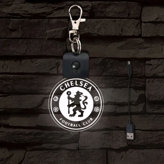 Chelsea FC  világító LED-s kulcstartó
