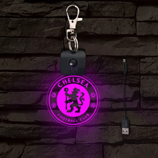 Chelsea FC  világító LED-s kulcstartó