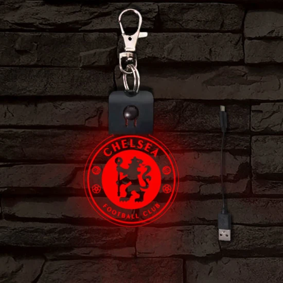 Chelsea FC  világító LED-s kulcstartó