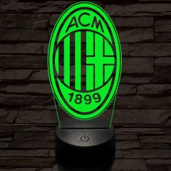 AC Milan 3D led lámpa