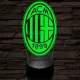 AC Milan 3D led lámpa