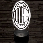 AC Milan 3D led lámpa