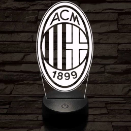 AC Milan 3D led lámpa