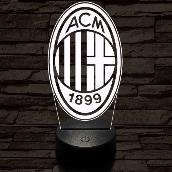 AC Milan 3D led lámpa