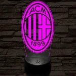 AC Milan 3D led lámpa