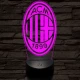 AC Milan 3D led lámpa