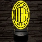 AC Milan 3D led lámpa