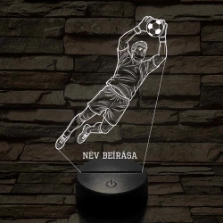 Focista fiú kapus akcióban – 7 színű színváltós 3D LED lámpa