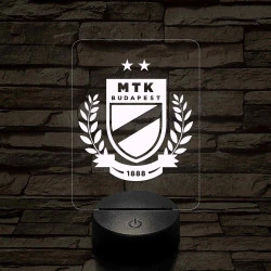 MTK Budapest címer – 7 színű, színváltós 3D LED lámpa