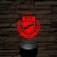 MTK Budapest címer – 7 színű, színváltós 3D LED lámpa