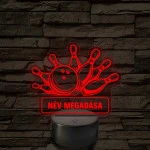 Bowling Smash – 7 színű, színváltós 3D LED lámpa