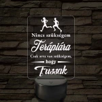 Csak fussak – 7 színű, színváltós 3D LED lámpa