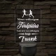 Csak fussak – 7 színű, színváltós 3D LED lámpa