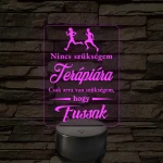 Csak fussak – 7 színű, színváltós 3D LED lámpa