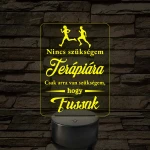 Csak fussak – 7 színű, színváltós 3D LED lámpa