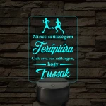 Csak fussak – 7 színű, színváltós 3D LED lámpa