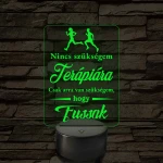 Csak fussak – 7 színű, színváltós 3D LED lámpa