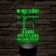 Darukezelő szakma lámpa – 7 színű, színváltós 3D LED lámpa