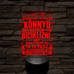 Autókarosszéria lakatos szakma lámpa – 7 színű, színváltós 3D LED lámpa