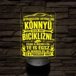 Autókarosszéria lakatos szakma lámpa – 7 színű, színváltós 3D LED lámpa