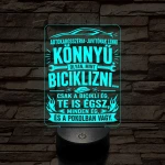 Autókarosszéria lakatos szakma lámpa – 7 színű, színváltós 3D LED lámpa