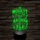 Fogorvos szakma lámpa – 7 színű, színváltós 3D LED lámpa