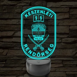 Készenléti Rendőrség karjelvény - 7 színű, színváltós LED lámpa
