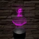 Petőfi Sándor 7 színű 3D led lámpa