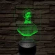 Petőfi Sándor 7 színű 3D led lámpa
