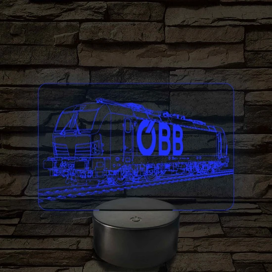 OBB Vectron mozdony – 7 színű, színváltós LED lámpa