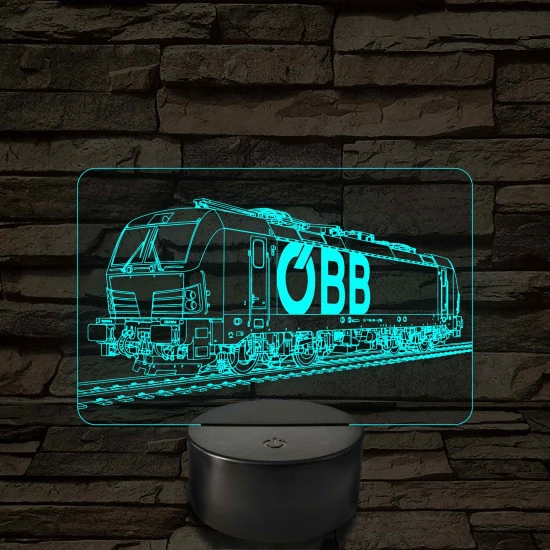 OBB Vectron mozdony – 7 színű, színváltós LED lámpa