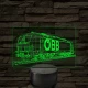 OBB Vectron mozdony – 7 színű, színváltós LED lámpa