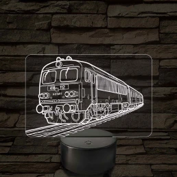 M41 „Csörgő” mozdony – 7 színű, színváltós LED lámpa