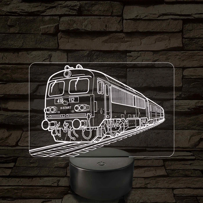 M41 „Csörgő” mozdony – 7 színű, színváltós LED lámpa
