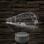 CFR Săgeata Albastră Siemens Desiro motorvonat - 7 színű, színváltós LED lámpa
