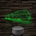 CFR Săgeata Albastră Siemens Desiro motorvonat - 7 színű, színváltós LED lámpa