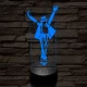 Michael Jackson Smooth Criminal 7 színű 3D led lámpa