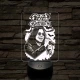 Ozzy emléklámpa 3D led 7 színben világító
