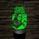 Ozzy emléklámpa 3D led 7 színben világító