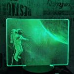 Asztronauta 7 színű valósághű 3D led lámpa