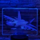 Vadászrepülőgép 7 színű valósághű 3D led lámpa