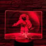 Űrsétaló Asztronauta 7 színű valósághű 3D led lámpa