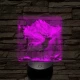 Szarvas a vadonban 7 színű valósághű 3D led lámpa