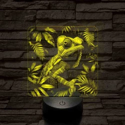 Kaméleon 7 színű valósághű 3D led lámpa