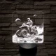 Galaktikus felfedező 7 színű valósághű 3D led lámpa